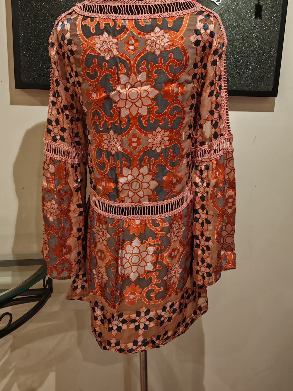 For Love & Lemons Juliet Dress - Maroon, sz Small 0185 - Picture 6 of 17